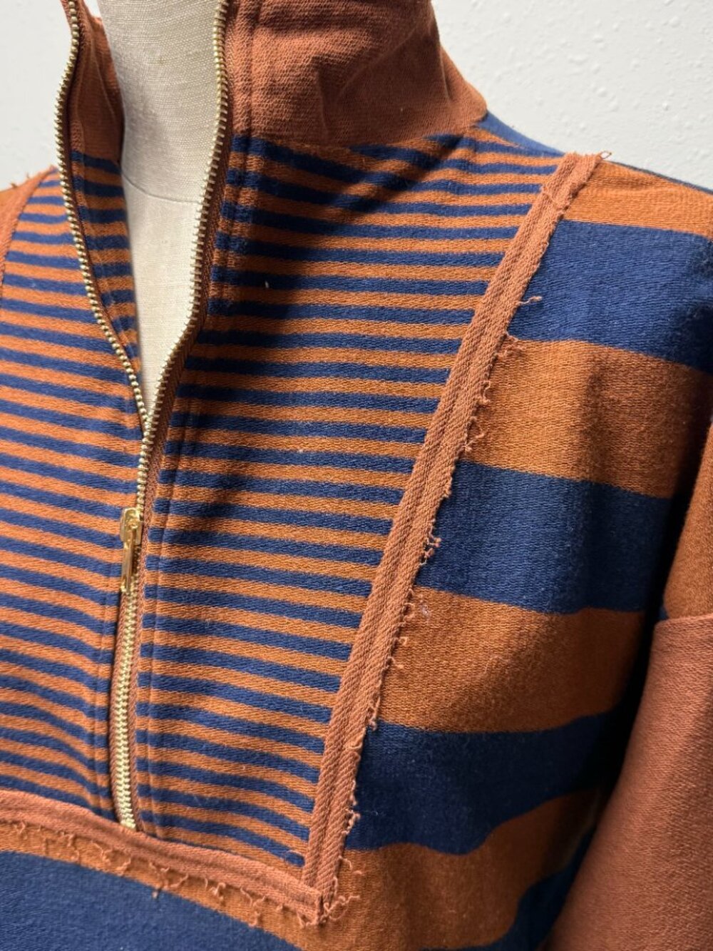 *NEW* Umgee Striped Half Zip Top - Picture 4 of 9